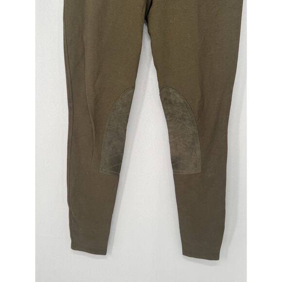 Polo Ralph Lauren Equestrian Pants Medium Brown Breeches Leggings Made In Peru - Picture 4 of 16